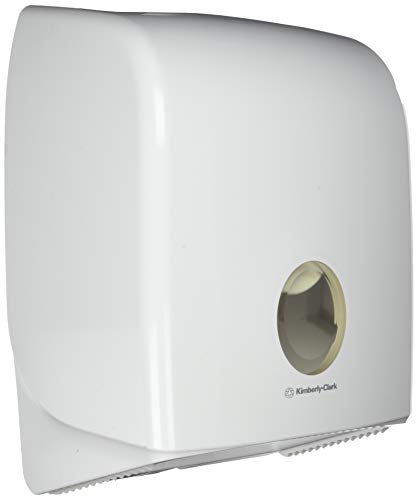 Aquarius, 6958, Single Mini Jumbo, Spender für Toilettenpapierrollen, Weiß, 1 x 1 Spender von KIMBERLY-CLARK