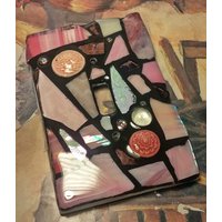 Pink Glass Mix - Suning Glas Mosaic Lichtschalterabdeckung Einfach, Doppelt, Dreifach, Steckdose Oder Decora Gfci Auf Bestellung Gefertigt von KimberlyMoon
