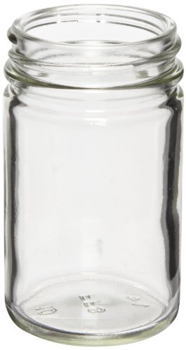 Kimble Typ III Kalk-Soda-Glas, klare Weithals-Testgläser ohne Deckel, 60 ml Fassungsvermögen, 216 Stück von Kimble