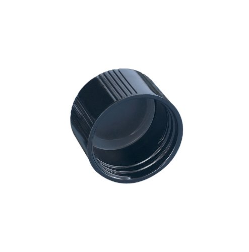 Kimble Phenolischer schwarzer Schraubverschluss mit soliden PE-Auskleidungen, Kappengröße 58-400 (144 Stück) von Kimble