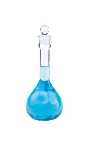 kimax Borosilikatglas Class, schwere breit Mund Messkolben mit Glas Stopper, 25ml Capacity, 6 von Kimble