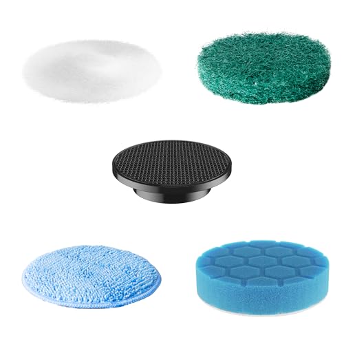 Kimeetol Bürstenkopf, 4 Stück, austauschbare Bürstenköpfe für kabellosen Drehschrubber, Power-Reinigungsbürste für Badezimmer, Boden, Fenster Kimeetol Bürstenkopf, 4 Stück, austauschbare Bürstenköpfe für kabellosen Drehschrubber, Power-Reinigungsbürste für Badezimmer, Boden, Fenster von Kimeetol