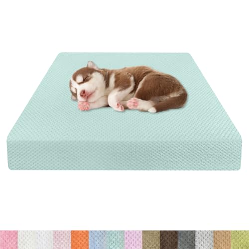 Kimgull Orthopädisches Hundebett Ananasstoff Hundematte 35D Schwamm Hundesofa Dog Bed rutschfest und Komfortabel Hundecouch Grosse Hunde mittelgroße Kleine 120x70x15cm Farbe32 BlaugrüN Kimgull Orthopädisches Hundebett Ananasstoff Hundematte 35D Schwamm Hundesofa Dog Bed rutschfest und Komfortabel Hundecouch Grosse Hunde mittelgroße Kleine 120x70x15cm Farbe32 BlaugrüN von Kimgull