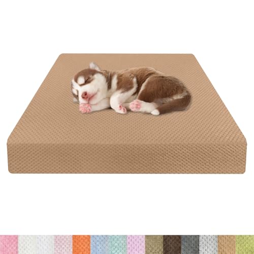 Kimgull Orthopädisches Hundebett Ananasstoff Hundematte 35D Schwamm Hundesofa Dog Bed rutschfest und Komfortabel Hundecouch Grosse Hunde mittelgroße Kleine 125x80x6cm Farbe47 Gelblichbraun Kimgull Orthopädisches Hundebett Ananasstoff Hundematte 35D Schwamm Hundesofa Dog Bed rutschfest und Komfortabel Hundecouch Grosse Hunde mittelgroße Kleine 125x80x6cm Farbe47 Gelblichbraun von Kimgull