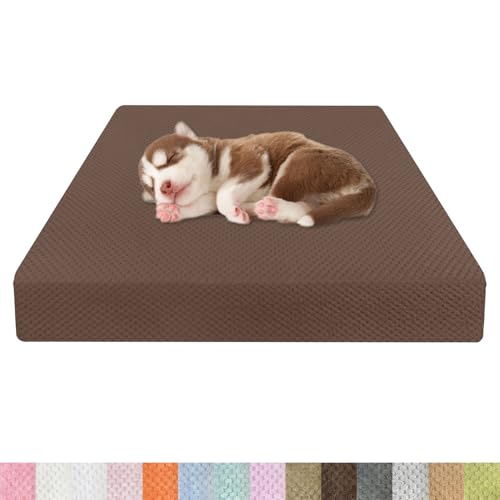 Kimgull Orthopädisches Hundebett Ananasstoff Hundematte 35D Schwamm Hundesofa Dog Bed rutschfest und Komfortabel Hundecouch Grosse Hunde mittelgroße Kleine 75x45x6cm Farbe36 Dunkelbraun Kimgull Orthopädisches Hundebett Ananasstoff Hundematte 35D Schwamm Hundesofa Dog Bed rutschfest und Komfortabel Hundecouch Grosse Hunde mittelgroße Kleine 75x45x6cm Farbe36 Dunkelbraun von Kimgull