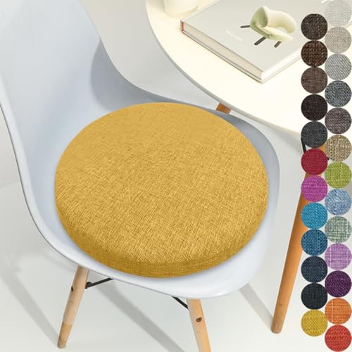 Kimgull Rund Sitzkissen Sitzauflage Durchmesser 30 Dicke 3CM Runde Kissen Stuhl Sitzpolster StüHle Sitzunterlage Round Chair Cushion Barhocker Outdoor GartenstuhlColor#30 von Kimgull