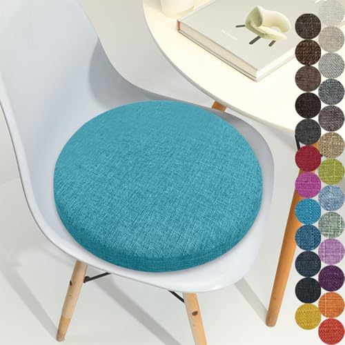 Kimgull Rund Sitzkissen Sitzauflage Durchmesser 30 Dicke 5CM Runde Kissen Stuhl Sitzpolster StüHle Sitzunterlage Round Chair Cushion Barhocker Outdoor GartenstuhlColor#24 von Kimgull
