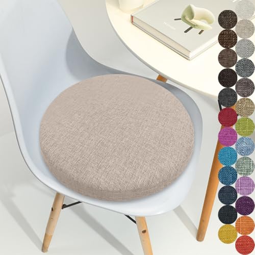 Kimgull Rund Sitzkissen Sitzauflage Durchmesser 30 Dicke 5CM Runde Kissen Stuhl Sitzpolster StüHle Sitzunterlage Round Chair Cushion Barhocker Outdoor GartenstuhlColor#4 von Kimgull