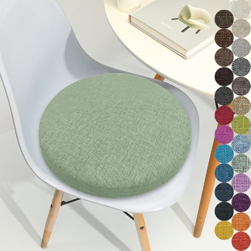 Kimgull Rund Sitzkissen Sitzauflage Durchmesser 35 Dicke 3CM Runde Kissen Stuhl Sitzpolster StüHle Sitzunterlage Round Chair Cushion Barhocker Outdoor GartenstuhlColor#10 von Kimgull