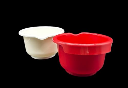 Kimmel 2 Stück Rührschüssel 2,5 Liter im Doppelpack, Farbe weiß/rot Kimmel 2 Stück Rührschüssel 2,5 Liter im Doppelpack, Farbe weiß/rot von Kimmel