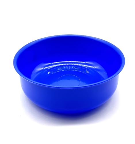 Kimmel Schüssel Schale Müsli Suppe Kunststoff Plastik Mehrweg bruchsicher stapelbar 10 cm, Blau von Kimmel