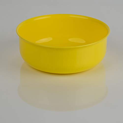 Kimmel Schüssel Schale Müsli Suppe Kunststoff Plastik Mehrweg bruchsicher stapelbar 17 cm, Gelb von Kimmel