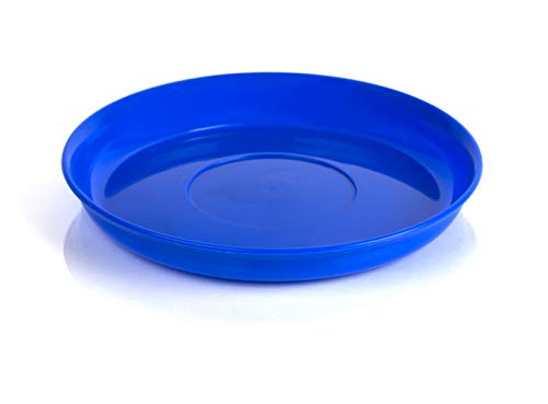 Kimmel Kindergedeck Untertasse bruchsicher stapelbar Mehrweg, Kunststoff, Blau 21-000-2105-1, Klein von Kimmel