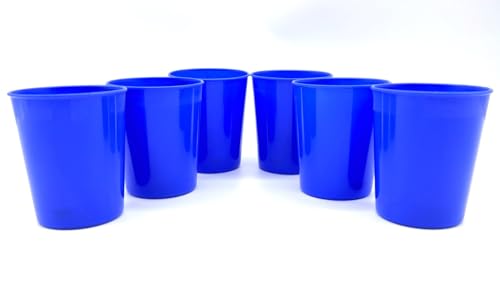 6 Stück Becher 180 ml Trinkbecher, Stapelbecher, Kinderbecher Set, farbe blau 6 Stück Becher 180 ml Trinkbecher, Stapelbecher, Kinderbecher Set, farbe blau von Kimmel