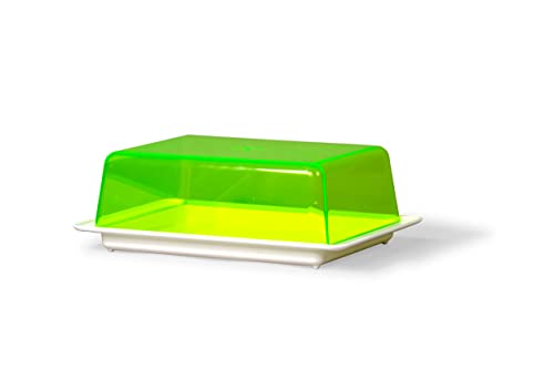 Kimmel Mehrzweckdose Aufschnittbox, Kunststoff, weiß/transparent grün von Kimmel