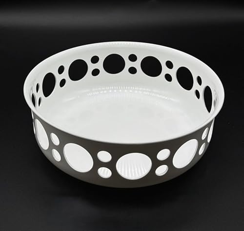 Kimmel Schale 20cm Brötchenkorb Obstkorb Servierkörbchen Obstschale Brotschale Brötchenschale Brotkorb Mehrweg bruchsicher stapelbar weiß von Kimmel