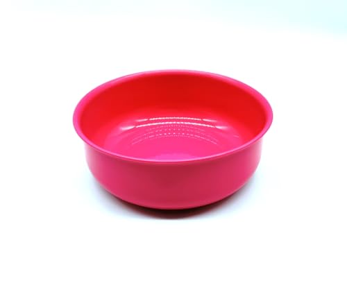 Kimmel Schüssel Schale Müsli Suppe Kunststoff Plastik Mehrweg bruchsicher stapelbar 17 cm, Fuchsia von Kimmel
