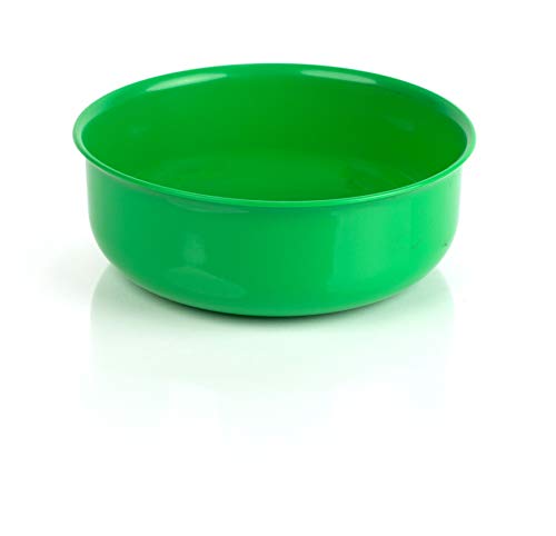 Kimmel Schüssel Schale Müsli Suppe Kunststoff Plastik Mehrweg bruchsicher stapelbar 17 cm, Grün von Kimmel