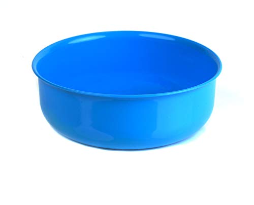 Kimmel Schüssel Schale Müsli Suppe Kunststoff Plastik Mehrweg bruchsicher stapelbar 17 cm, blau von Kimmel