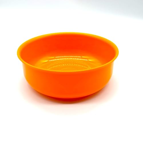 Kimmel Schüssel Schale Müsli Suppe Kunststoff Plastik Mehrweg bruchsicher stapelbar 17 cm, orange von Kimmel