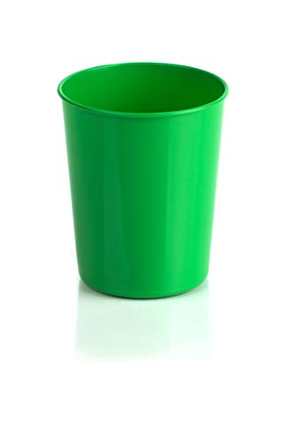 Kimmel Tasse Trinkbecher Kunststoffbecher Partybecher Plastikbecher Kinderbecher Becher bruchsicher stapelbar Mehrweg Camping Grillen Picknick und Outdoor 180 ml, Kunststoff, Grün von Kimmel