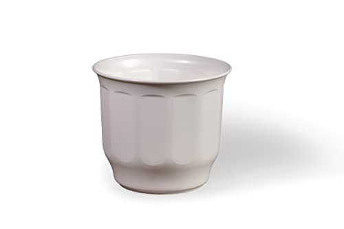 Kimmel Übertopf Blumentopf Pflanztopf Pflanzkübel Ø 15 cm, Weiß von Kimmel