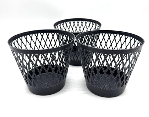 Kimmel Übertopf Gittermuster 12 cm grau 3er Set Zimmerpflanzen Orchideentopf Pflanzkübel von Kimmel