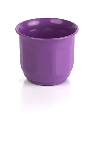 Kimmel Übertopf Mini Blumentopf Pflanztopf Pflanzkübel Ø 6,5 cm, für sehr kleine Blumentöpfe, violett von Kimmel