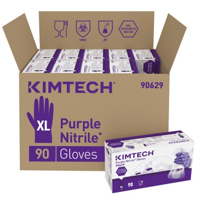 Science Einweghandschuh Purple Nitrile Gr. XL/9 100 Stück je Box von Kimtech