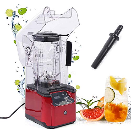 KinHall Hochleistungsmixer Standmixer Smoothie Maker 2200W, 26000 U/min 2.2L Schalldichter Blender Berühren Kommerziell Zeitgesteuert, Ice-Crush/Smoothie Funktion von KinHall
