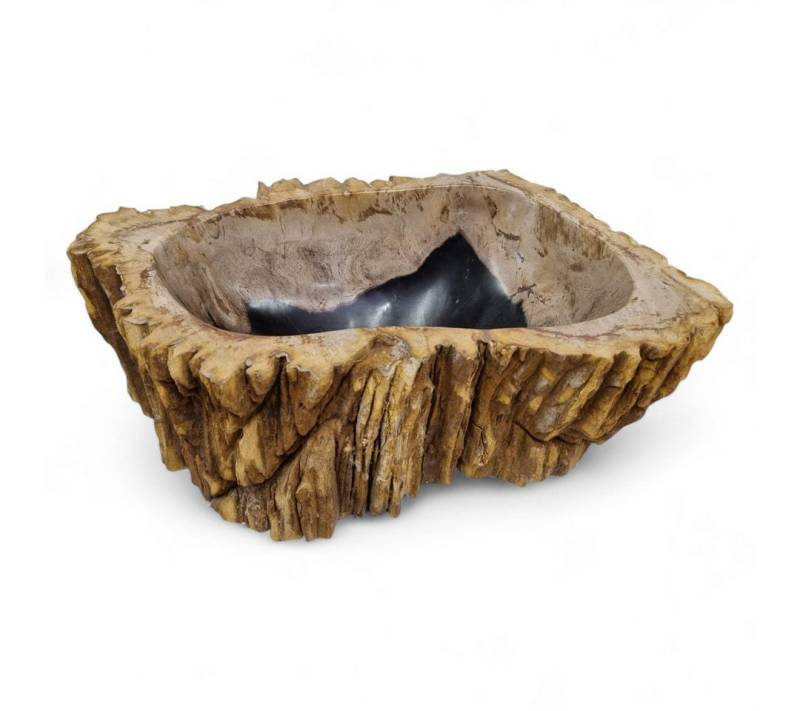 Kinaree Aufsatzwaschbecken Versteinertes Holz Waschbecken #12 Naturstein Waschschale, poliert, Naturstein, Beige, Braun, Schwarz, Bruchstein Kinaree Aufsatzwaschbecken Versteinertes Holz Waschbecken #12 Naturstein Waschschale, poliert, Naturstein, Beige, Braun, Schwarz, Bruchstein von Kinaree