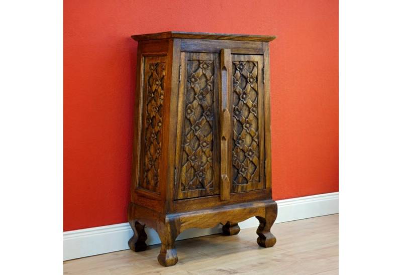 Kinaree Beistellschrank Akazie Massivholz Schrank handgefertigt in Thailand, verschiedne Größen, Muster, Farbe Kinaree Beistellschrank Akazie Massivholz Schrank handgefertigt in Thailand, verschiedne Größen, Muster, Farbe von Kinaree