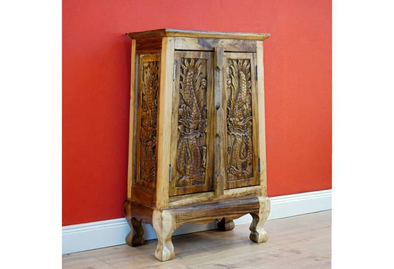 Kinaree Beistellschrank Akazie Massivholz Schrank handgefertigt in Thailand, verschiedne Größen, Muster, Farbe Kinaree Beistellschrank Akazie Massivholz Schrank handgefertigt in Thailand, verschiedne Größen, Muster, Farbe von Kinaree