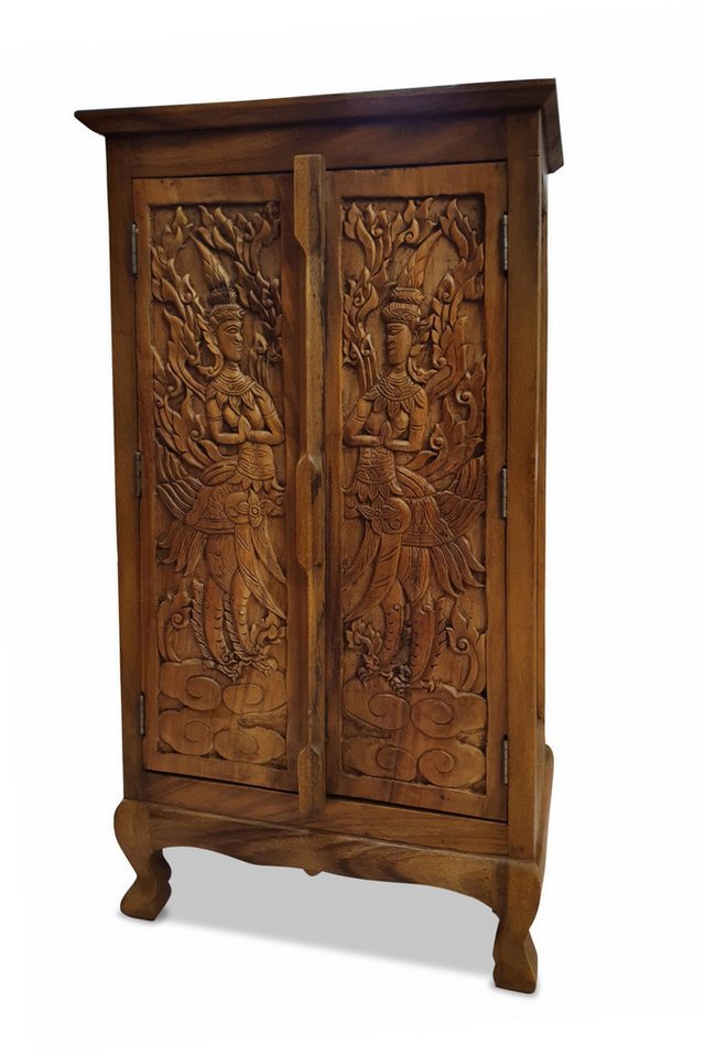 Kinaree Beistellschrank Akazie Massivholz Schrank handgefertigt in Thailand, verschiedne Größen, Muster, Farbe Kinaree Beistellschrank Akazie Massivholz Schrank handgefertigt in Thailand, verschiedne Größen, Muster, Farbe von Kinaree