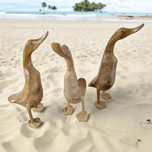 Kinaree Ente aus Bambus - 40cm handgefertigte Holz Figur als Tischdeko, Gartendeko oder Geschenk geeignet Kinaree Ente aus Bambus - 40cm handgefertigte Holz Figur als Tischdeko, Gartendeko oder Geschenk geeignet von Kinaree