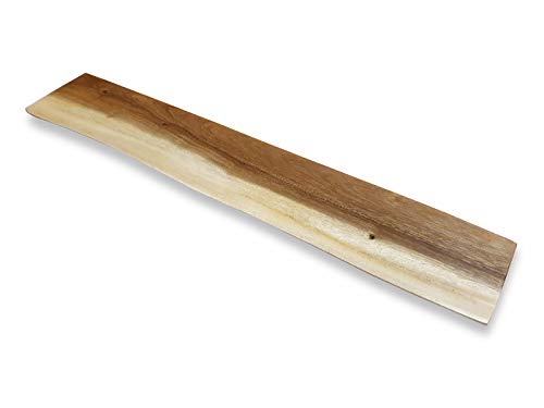 Kinaree Regalbrett Suar Holz 100-200cm - DIY Akazie Regalbretter Verschiedene Größen - 15-45cm Tiefe Ablagen zum Selber Bauen (160x20-30cm) von Kinaree