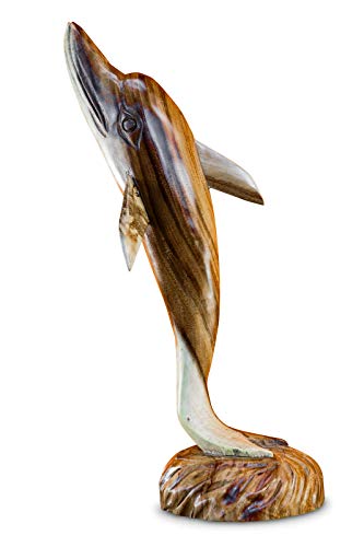 Kinaree Suar Holz Skulptur Delfin - Statue aus Akazien Holz - 60cm Meerestier Figur Kinaree Suar Holz Skulptur Delfin - Statue aus Akazien Holz - 60cm Meerestier Figur von Kinaree