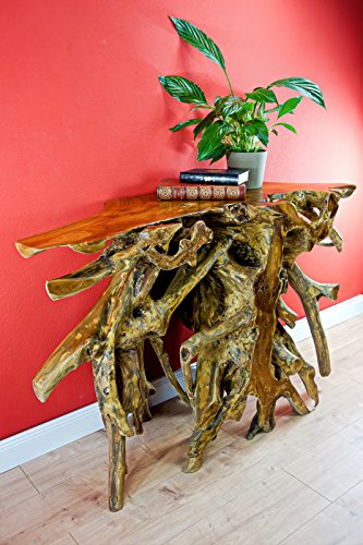 Kinaree Teak Wurzelholz Sideboard - Massivholz Konsole PHU QUOC - Anrichte geeignet für Flur oder Diele von Kinaree