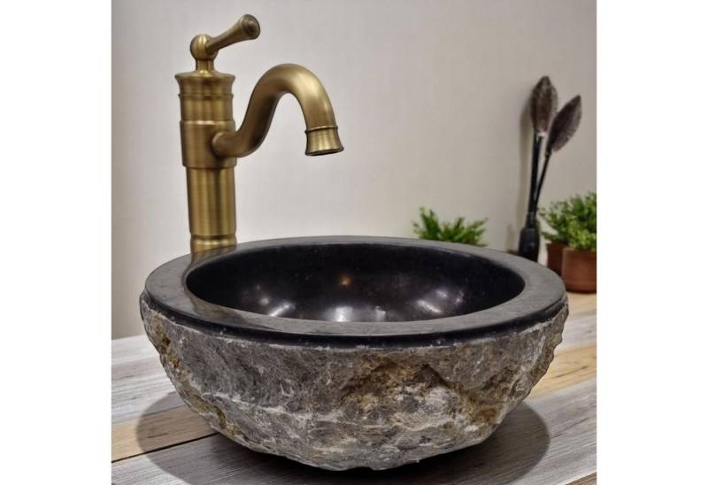 Kinaree Waschbecken Badezimmer Handwaschbecken Marmor natur, Jedes Stück ein Einzelstück von Kinaree