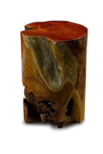 Kinaree Wurzelholz Beistelltisch aus massivem Teak | Handgefertigter Holz Tisch aus Indonesien | Natur Unikat als Hocker, Nachttisch oder Pflanzenständer | Ca. 40x30x30 cm Kinaree Wurzelholz Beistelltisch aus massivem Teak | Handgefertigter Holz Tisch aus Indonesien | Natur Unikat als Hocker, Nachttisch oder Pflanzenständer | Ca. 40x30x30 cm von Kinaree