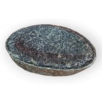 Seifenschale Naturstein Stein Seifenablage 12 X 15 cm | Flussstein Aus Granit in Natürlicher Form von KinareeDE