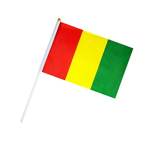 Kind Girl Nationalflagge, klein, 50 Stück 8.2'' x 5.5'',11.8'' Guinea von Kind Girl