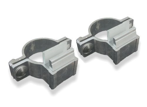 1 Paar (2 Stück) Alform Schellen Rohrschellen ø60mm aus Aluminium mit Klemmklotz von Kindel GmbH