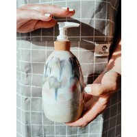 Seifenspender Keramik Von Hand Getöpfert Und Bemalt Seifenspender Keramik Von Hand Getöpfert Und Bemalt von Kindelglueck