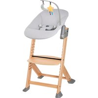 Kinderkraft Kombihochstuhl "Set: Kinderstuhl ENOCK + Babywippe CALMEE GREY" (Set) 2 Stk. mitwachsend von Kinderkraft
