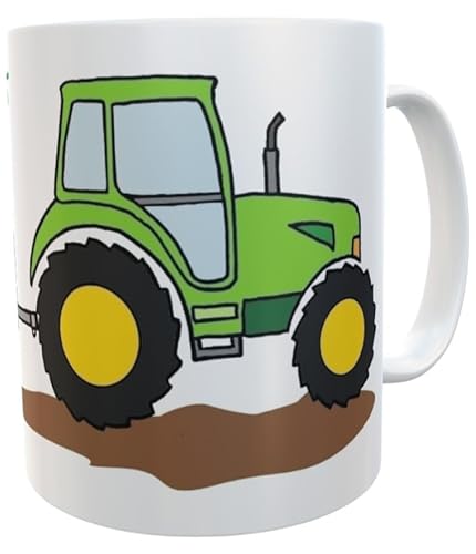 Kinderlampenland Tasse Schulkind 2025 Traktor Trecker zur Einschulung Jungen inkl. Geschenkverpackung von Kinderlampenland