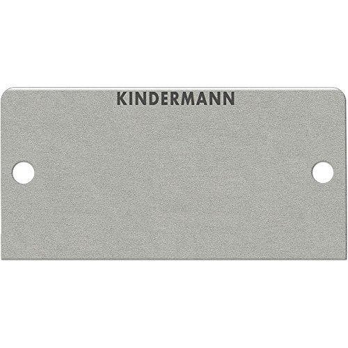 Kindermann 7444000400 Multimedia-Anschluss-System, 50 x 25 mm schwarz von Kindermann