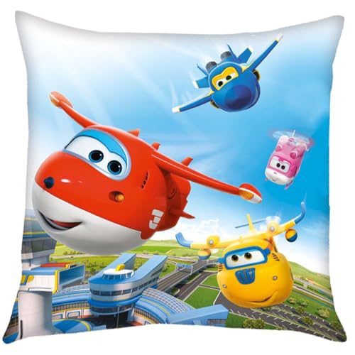 Flugübung | Kinder Deko-Kissen 40 x 40 cm | Super Wings | Wende-Motiv Flugübung | Kinder Deko-Kissen 40 x 40 cm | Super Wings | Wende-Motiv von Kinderspieleland