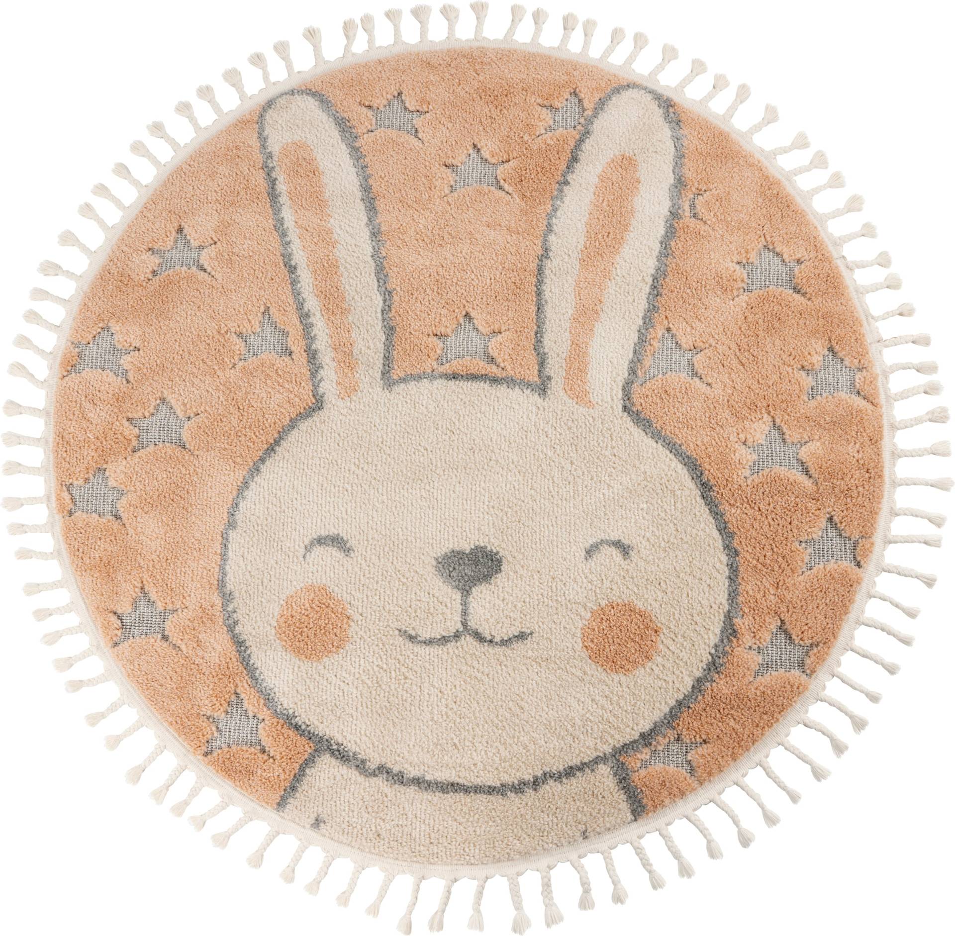 Fano Rabbit Runder Teppich 133 cm von Kinderteppiche