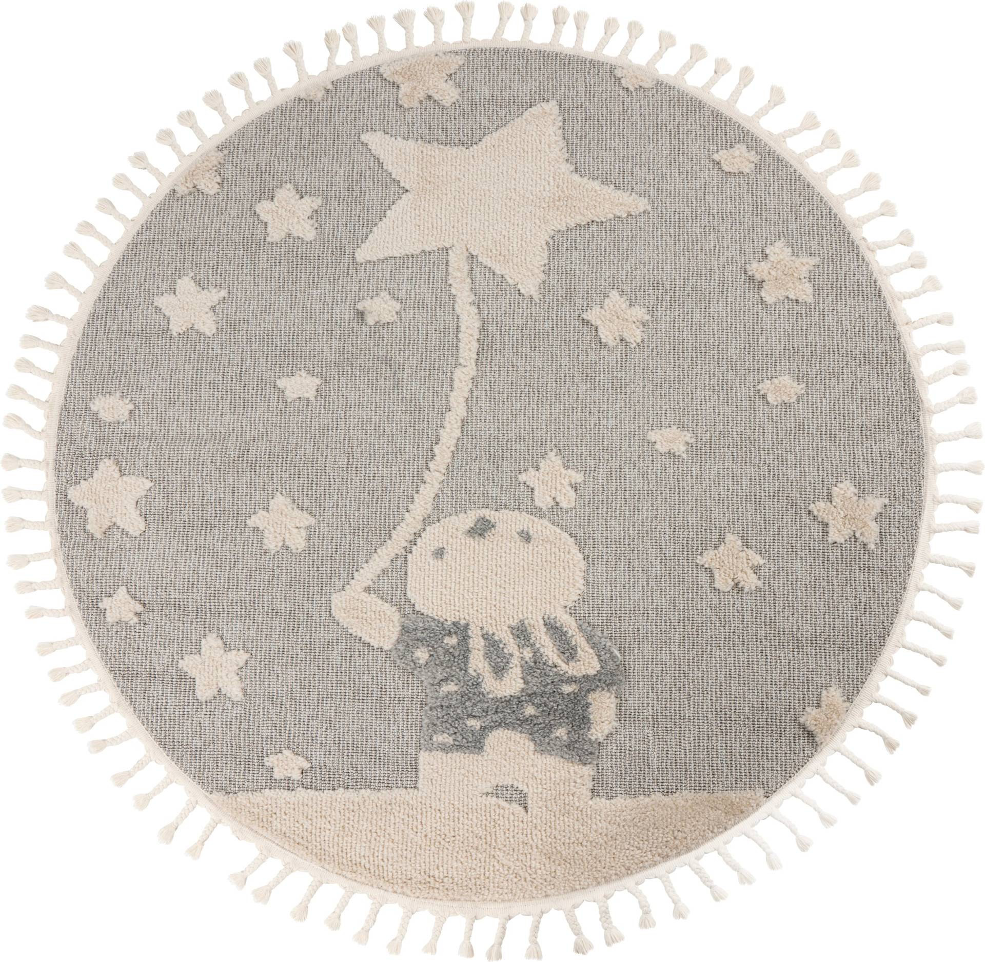 Fano RabbitStar Runder Teppich 133 cm von Kinderteppiche